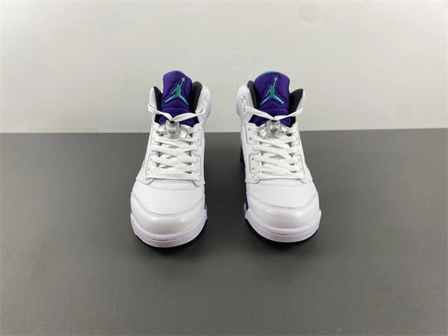 Sleek Air Jordan 5 Retro Grape 136027- 3989