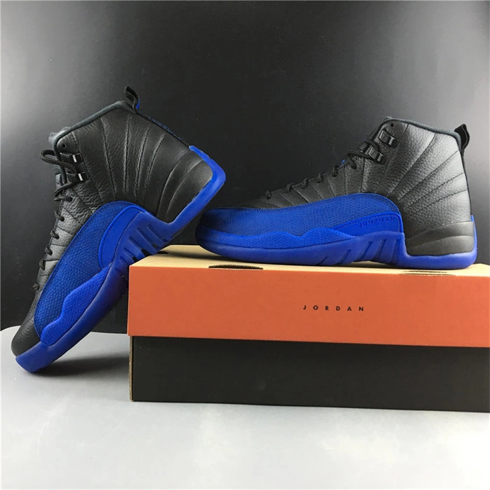 Premium Jordan 12 Retro Black Game Royal 130690- 4155