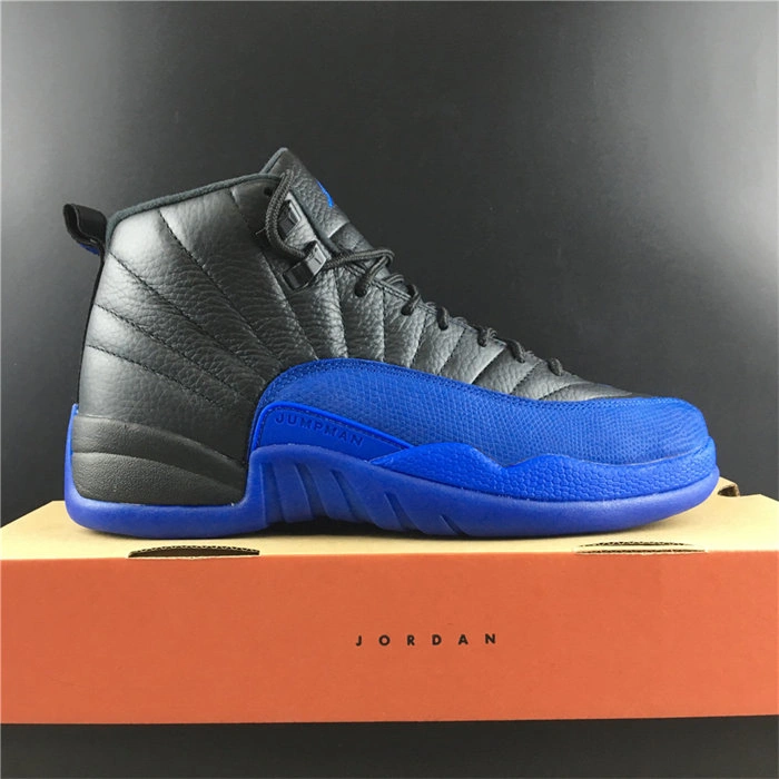 Premium Jordan 12 Retro Black Game Royal 130690- 4155