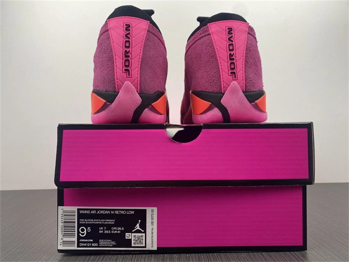 Jordan 14 Retro Low Shocking Pink DH4121- SmoothTexture 4190