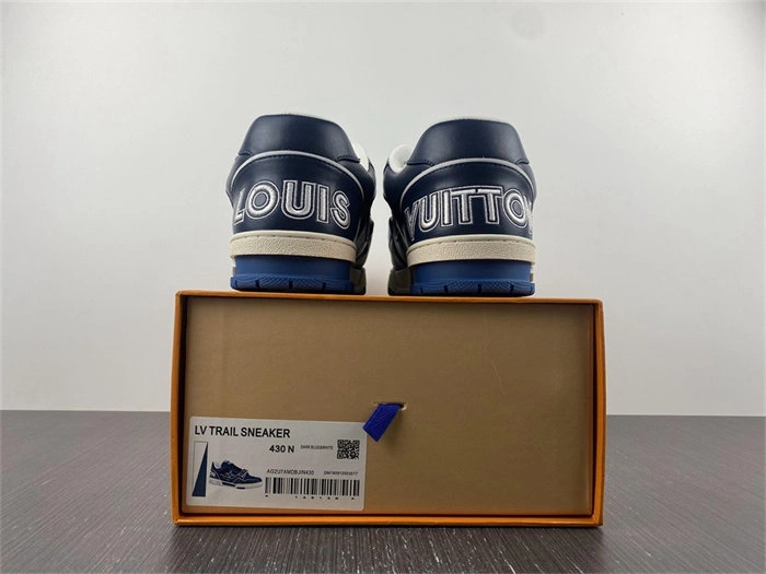 Luis Vitton Trainer Navy Mesh  1A9DEG EasyCare 2155