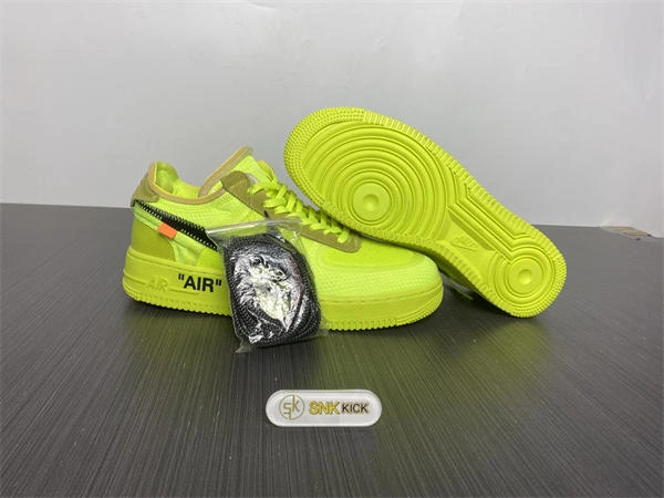 Nike Air Force 1 LowOff-White Volt  AO4606- BestValue 5096