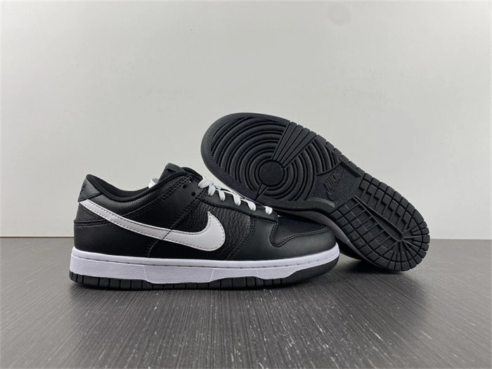 Fashionable Nike Dunk Low Black White DJ6188- 4742