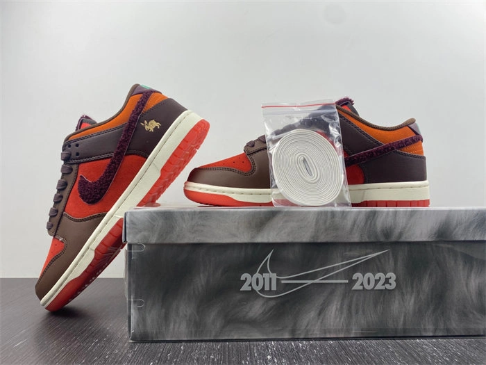 Nike Dunk Low Retro PRM Year of the Rabbit Light Crimson FD4203- EyeCatching 4630