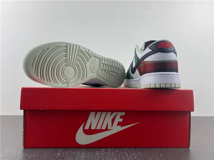 BestValue Nike Dunk Low Tartan Plaid DV0827- 4696