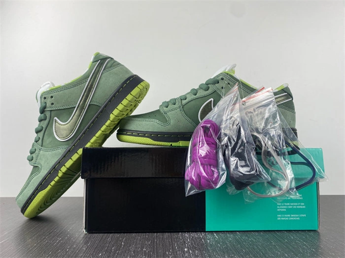 Flexible Nike SB Dunk Low Concepts Green Lobster BV1310- 4656